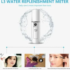 Tragbarer Nano-Sprühluftbefeuchter – Feuchtigkeitsspendendes Nebelgerät