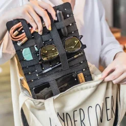 Tragbarer Organizer für elastische Taschen – leichte DIY-Aufbewahrungslösung