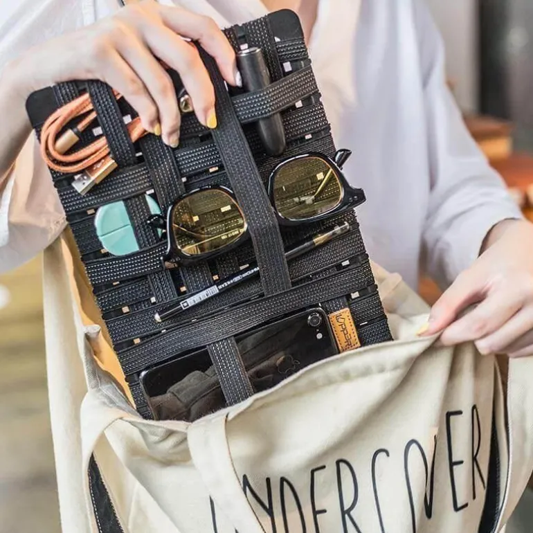 Tragbarer Organizer für elastische Taschen – leichte DIY-Aufbewahrungslösung