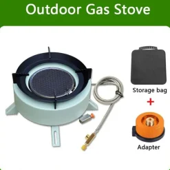 Tragbarer Outdoor-Kocher - Runder Wärmekocher für Camping