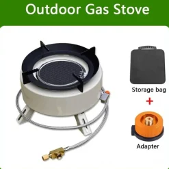 Tragbarer Outdoor-Kocher - Runder Wärmekocher für Camping