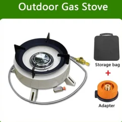 Tragbarer Outdoor-Kocher - Runder Wärmekocher für Camping