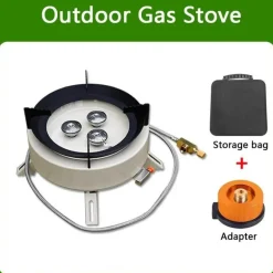 Tragbarer Outdoor-Kocher - Runder Wärmekocher für Camping