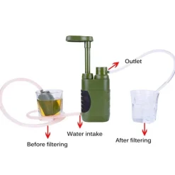 Tragbarer Outdoor-Wasserfilter - Camping-Überlebenswerkzeug