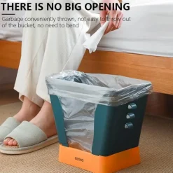 Tragbarer pastellfarbener Müllsackhalter – einfacher Organizer für Zuhause und Büro