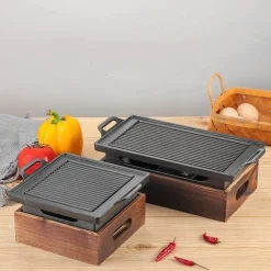 Tragbarer rauchfreier BBQ-Grill – Antihaft-Grill im japanischen Stil