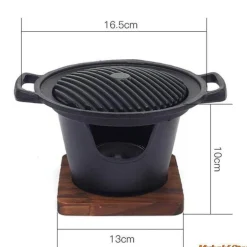 Tragbarer rauchfreier BBQ-Grill - Mini-japanischer Tischgrill
