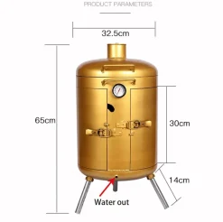 Tragbarer rauchfreier Campinggrill – Kochlösung für draußen