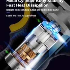 Tragbarer Reifenfüller – Digitale Luftpumpe für Autos