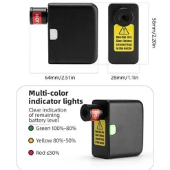 Tragbarer Reifenfüller – Kompakte wiederaufladbare Luftpumpe