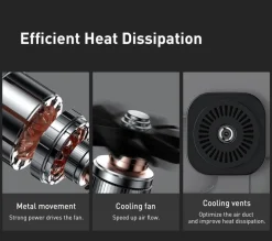 Tragbarer Reifenfüller – Luftpumpe für Auto und Fahrrad