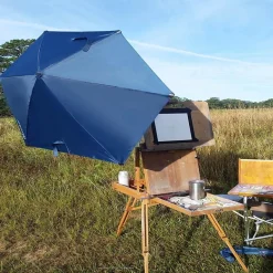 Tragbarer Taschenschirm mit Klemme – Kompaktes Outdoor-Vordach