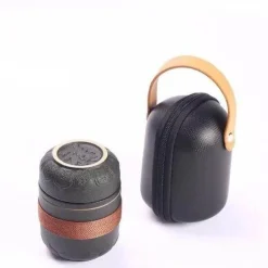 Tragbarer Teebecher aus Keramik – Chinesischer Kung-Fu-Reisebecher