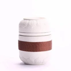 Tragbarer Teebecher aus Keramik – Chinesischer Kung-Fu-Reisebecher