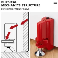 Tragbarer Türstopper-Alarm - Sicherheitsgerät für unterwegs