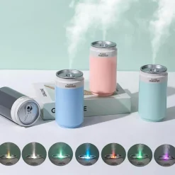 Tragbarer Ultraschall-Luftbefeuchter mit Minilampe