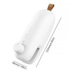 Tragbarer USB-Lebensmittelversiegeler – Kompakter Heißbeutelversiegeler