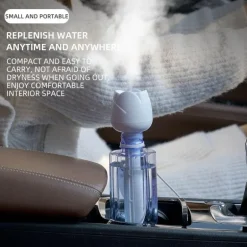 Tragbarer USB-Luftbefeuchter - Mini-Rosen-Aroma-Diffusor
