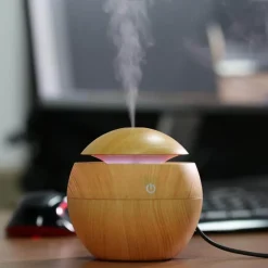 Tragbarer USB-Luftbefeuchter aus Holz – Mini-Aromatherapie-Diffusor