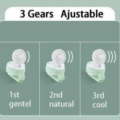 Tragbarer USB-Mini-Ventilator – kompakter tragbarer Kühlventilator