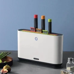 Tragbarer UV-Messersterilisator mit Schneidebretthalter