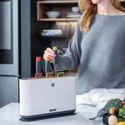 Tragbarer UV-Messersterilisator mit Schneidebretthalter