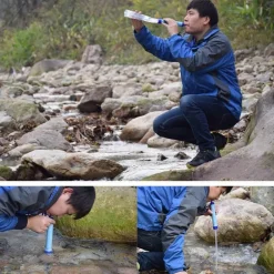 Tragbarer Wasserreiniger - Überlebensfilter zum Wandern