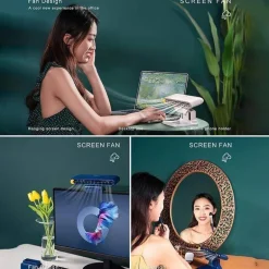 Tragbarer wiederaufladbarer Mini-Kühlventilator – Persönliches Kühlgerät