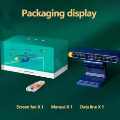 Tragbarer wiederaufladbarer Mini-Kühlventilator – Persönliches Kühlgerät