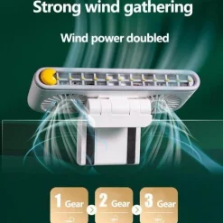 Tragbarer wiederaufladbarer Mini-Kühlventilator – Persönliches Kühlgerät