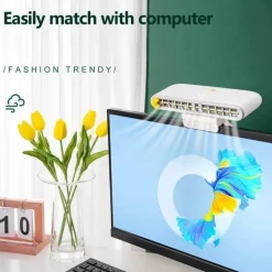 Tragbarer wiederaufladbarer Mini-Kühlventilator – Persönliches Kühlgerät