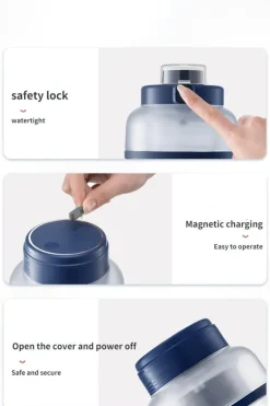 Tragbarer wiederaufladbarer Entsafter - Eleganter Kreativmixer