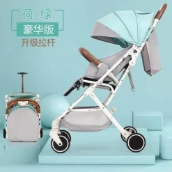 Tragbarer, zusammenklappbarer Kinderwagen – modernes, futuristisches Design