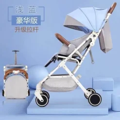 Tragbarer, zusammenklappbarer Kinderwagen – modernes, futuristisches Design