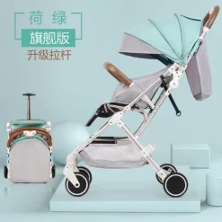 Tragbarer, zusammenklappbarer Kinderwagen – modernes, futuristisches Design