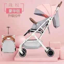 Tragbarer, zusammenklappbarer Kinderwagen – modernes, futuristisches Design