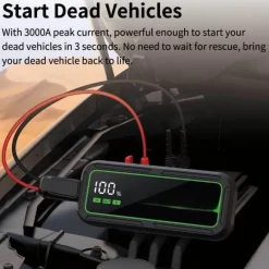 Tragbares Auto-Starthilfegerät – Hocheffizienter Sofort-Booster