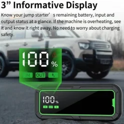 Tragbares Auto-Starthilfegerät – Hocheffizienter Sofort-Booster
