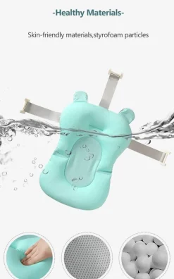 Tragbares Baby-Duschekissen für Neugeborene – Komfortsitz für Kleinkinder