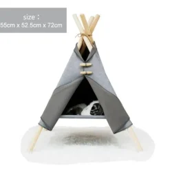 Tragbares Haustierbettzelt – gemütlicher Reiseunterschlupf für Katzen und Hunde