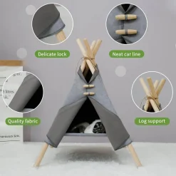 Tragbares Haustierbettzelt – gemütlicher Reiseunterschlupf für Katzen und Hunde