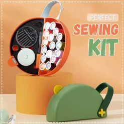 Tragbares magnetisches Nähkästchen-Set – Stilvoller Bastel-Organizer mit Zubehör