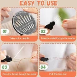 Tragbares magnetisches Nähkästchen-Set – Stilvoller Bastel-Organizer mit Zubehör