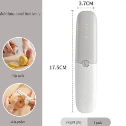 Tragbares Mini-Schälmesser 3-in-1 – vielseitiges Küchenwerkzeug