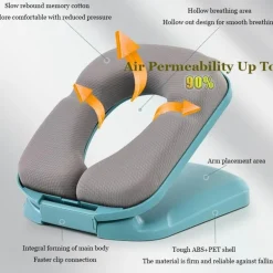 Tragbares Nackenkissen für unterwegs – faltbare Stütze für mehr Komfort