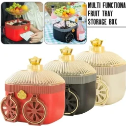 Tragbares Reisetablett - Getränkehalter-Aufbewahrungsbox für die Armlehne des Autos