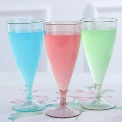 Tragbares Reise-Weinglas-Set – zusammenklappbare Flasche und Gläser