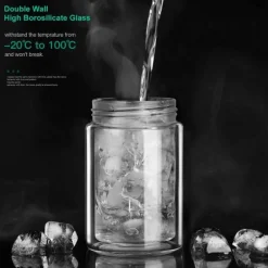 Tragbares Tee-Ei – praktisches Aufbrühgerät aus Glas für Teeliebhaber