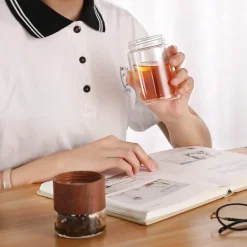 Tragbares Tee-Ei – praktisches Aufbrühgerät aus Glas für Teeliebhaber