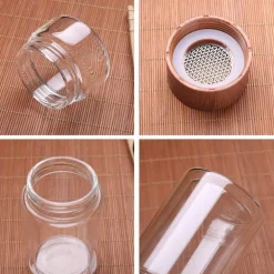 Tragbares Tee-Ei – praktisches Aufbrühgerät aus Glas für Teeliebhaber